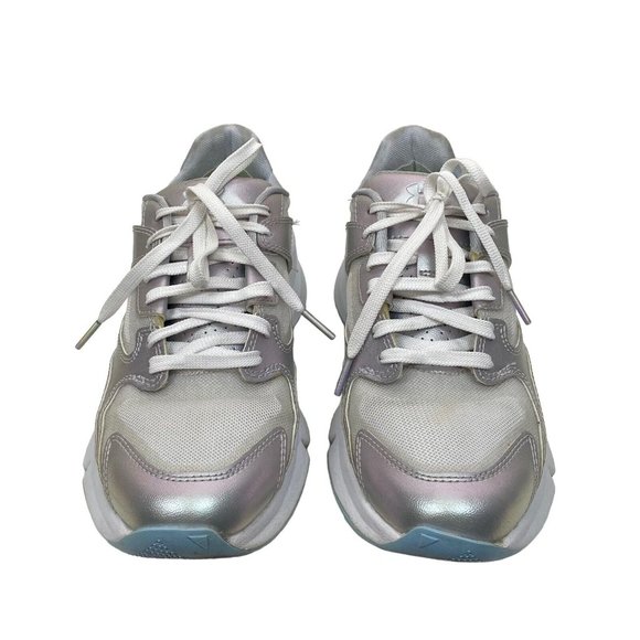 Under Armour Forge 96 HL Irid Womens 7.5 Synthetic Lace Up Trainers 3022812 100 - Picture 2 of 11